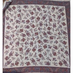 Large Vintage Square Scarf